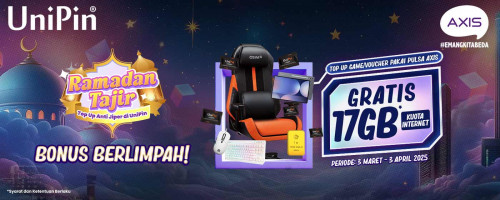 Bonus Berlimpah dari AXIS dan UniPin – Ambil Bonus Kuota Internet 17GB Sekarang!